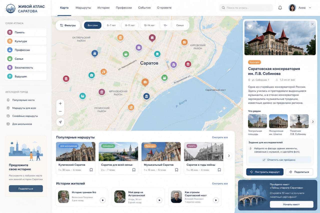 Иллюстрация к проекту «Живой атлас Саратова»